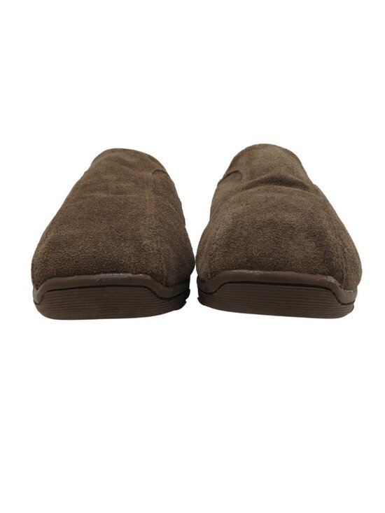 OLD FRIEND Men\'s Brown Suede Moccasin Slippers with Shearling Size 14 main image 4